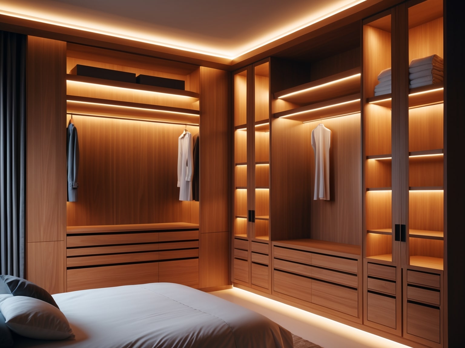 Begehbarer Kleiderschrank - Maßgefertigt vom Schreiner